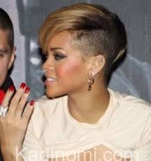 Bayanlarin Sac Kazitmasi Rihanna Short Hair Rihanna Hairstyles Hair Styles