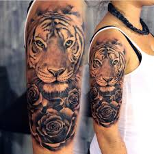 See more ideas about tiger tattoo, sleeve tattoos, body art tattoos. Pin By Jana Dicaprio On Tat Tiger Tattoo Sleeve Cool Tattoos Tiger Tattoo