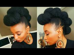 The sides are not too short (usually tapered), and the top is not too long. 5 Sexy Faux Hawks For The Naturalista African Woman African Vibes Magazine