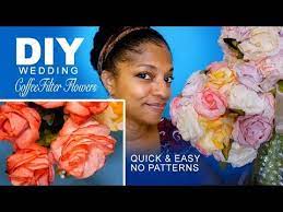 Check out how to create these coffee filters flowers over at bridal musings. Diy Coffee Filter Flowers Quick No Patterns Youtube