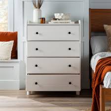 Pine chest of drawers australia. Porch Den Solid Pine Tray Top 4 Drawer Chest Overstock 31885922 White