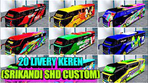 1:59 tiakazka 11 172 просмотра. Kumpulan Livery Bussid Srikandi Shd Custom Keren Kualitas Jernih Terbaru 2020 Youtube