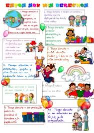 Los derechos humanos son aquellas «condiciones instrumentales que le permiten a la persona su realización». Materiales Para Trabajar Los Derechos Del Nino A La Educacion Y El Juego