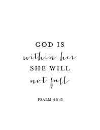 God Is Within Her She Will Not Fall Quotes About God Bible Verse Tattoos Bible Verse Prints