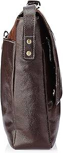 Hidesign Kurt 02 Messenger Bag (Brown) : Amazon.in: Shoes & Handbags