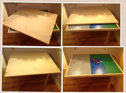 Diy Lego Table 3 4 Pine 3 4 Plywood 1 2x4x 10 Wood Glue 8 Wood Screws And The Lego Sheets Of Your Ch Lego Table Lego Table With Storage Lego Table Diy