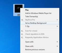 How To Set Animated Gif As Desktop Background In Windows 7