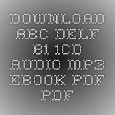 Download Abc Delf B1 1cd Audio Mp3 Ebook Pdf Pdf