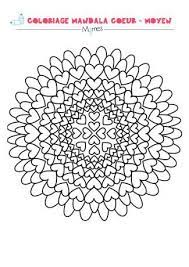 mandala coeur a colorier facile coloriage homme de vitruve par leonardo da vinci