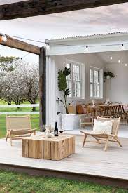 Down The Rabbit Hole Is South Australia S Newest Winery This Stunning Australian Outdoor Entertaining Area Is One Of The Many Relax Patio Design Outdoor Patio