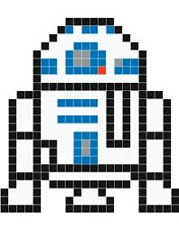 R2d2 Pixel Art Pesquisa Google Pixel Art Graph Paper Art Pixel Pattern