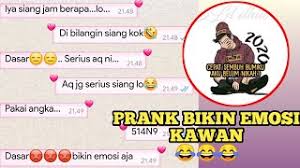 Fahri hadi 1.284.480 views2 year ago. Prank Temen Sampai Marah Marah Lewat Chat Wa Youtube