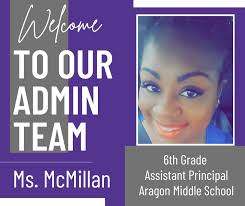 Please help us welcome our two new Assistant Principals to Aragon Middle  School! We are extremely excited to have Ms. West and Ms. McMillan join our  Wildcat Family. 💜💜 #CFISDspirit
