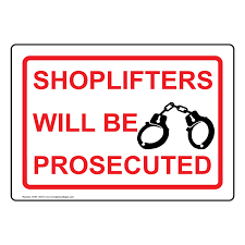 Click get book button to download or read books, you can choose free trial service. Shoplifters Will Be Prosecuted Sign Nhe 13372 Security Notice