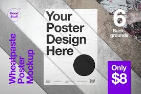 Wheatpaste Poster Mockup