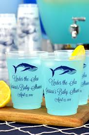 16 Oz Reusable Frosted Cups Personalized For Baby Shower Tippytoad
