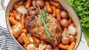 A pork tenderloin is happily very lean, and so you can generally accompany it with a dish that is a bit fatty. Sunday Pork Roast