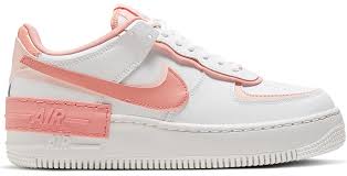 Nike Air Force 1 Shadow White Coral Pink W In 2020 Sneakers Fashion Nike Shoes Air Force White Nike Shoes