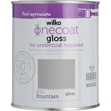 Wilko Fountain One Coat Gloss Paint 750ml