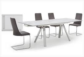 Stylish grey cushions with cream piping on Stromboli Extending Dining Table 4 Chairs Eyres Furniture