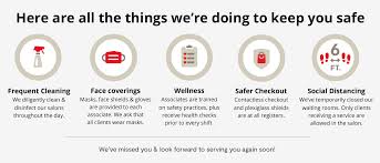 Although they are allowed to open up shop, be sure to check with the salon or barbershop regarding what services are available and always call. Hair Salon In Chesapeake Va Haircuts Color Jcpenney