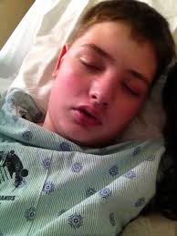 Zachary just got out of surgery, midnight out time. They put three pins in  and he got an old school cast. Thank you so much for your prayers.