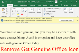 6 Ways + 3 Fixes] How To Remove Get Genuine Office Banner?