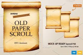 Old Paper Scroll Illustration Old Paper Illustration Paper Texture
