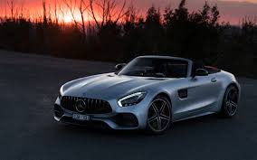 Download Wallpapers Mercedes Benz Gt C Amg 2018 Roadster Silver Cabriolet Sports Car Racing Car Mercedes Besthqwallpapers Com Mercedes Amg Roadsters Mercedes Benz Amg
