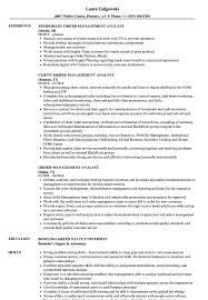 Portfolio managers need more than a good education; Order Management Analyst Resume Samples Velvet Jobs