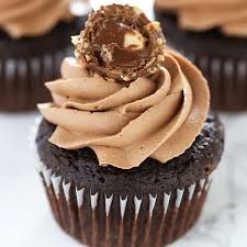 Ultimate Nutella Cupcakes Feature My Perfect Chocolate Cupcake Base Which Is Filled With Nutella Topped With Nutella B Cupcake Cakes Nutella Cupcakes Desserts