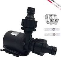 DC 12V Bürstenlose Tauchwasserpumpe, Wasserpumpe Bürstenlose, Brushless Tauchwasserpumpe, Keramik Pumpenkern Mini Wasserpumpe, Amphibienpumpe 800L/H ...