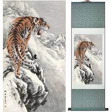 Mold tiger, irworobongdo & traditional roof into one image. Tiger Painting Traditional Chinese Art Painting Home Office Decoration Chinese Painting Ltw2017112504 Chinese Art Painting Art Paintingtiger Painting Aliexpress
