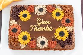 Happy thanksgiving with birthday cake with name editing, wish everyone a great thanksgiving holiday with writing anyone's name on this cake. Give Thanks Thanksgiving Cake Tutorial I Scream For Buttercream