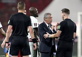 Fernando manuel fernandes da costa santos gom (born 10 october 1954) is a portuguese football manager and former player who played as a defender.he is the manager of the portugal national team. Portugal Coach Fernando Santos Fumes It Isn T Possible That Ref Didn T Give Cristiano Ronaldo Goal Readsector