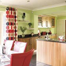 Here, it travels down the walls and across. Decorating With Contrasting Colours Ideal Home Kitchen Wall Colors Kitchen Design Color Grey Painted Kitchen