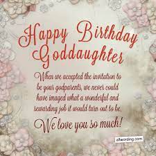 Hope you have an amazing time, but not too amazing. 25 Ways To Say Happy Birthday To A Goddaughter Birthday Message For Daughter 21st Birthday Wishes Birthday Wishes For Myself