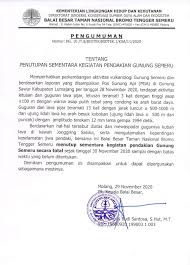 Erupsi gunung semeru hari ini merupakan letusan kelima yang terjadi selama tahun 2020. Gunung Semeru Meletus Pendakian Resmi Ditutup Mulai Hari Ini