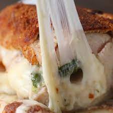 Ham Cheese And Spinach Stuffed Chicken Recipe By Tasty