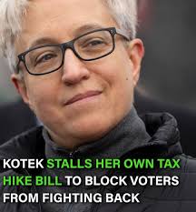 Kotek recall pop up signings in Oregon