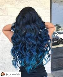 Black And Blue Ombre Hair Color 10 Ultra Cool Shades Of Winter Hair Color 2020 Ultimate Guide Light Blue Ombre Hair Blue Ombre Hair Winter Hair Color
