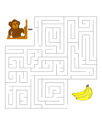 An unicorn maze puzzle games vector. Maze Puzzles For Kids Activity Shelter