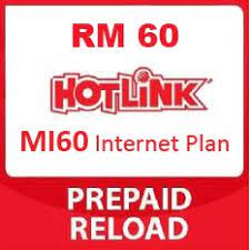 One of the most notable is its huge quota for internet. Maxis Hotlink Topup Reload Rm60 Internet Plan Shopee Malaysia