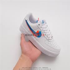 Nike Air Force 1 White 3d Glasses Double Swoosh Bv2551 100 Nike Air Force Nike Air Custom Nike Shoes