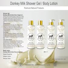 Donkey Milk Shower Gel Body Lotion 250ml Argan Oil Shampoo Body Lotion Shower Gel
