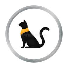 Encountering cat in real life. Cat Goddess Bastet Icon In Cartoon Style Isolated On White Background Ancient Egypt Symbol Stock Vector Illustration Stock Vector Illustration Of Feline Spiritual 84627763