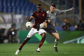 On a permanent basis for a fee of €9 million. Roma S Defender From Germany Antonio Rudiger Vies With Real Madrid S Croatian Midfielder Matteo Champions League Football Uefa Champions League Football Match