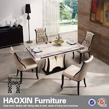 malaysia dining table set & marble