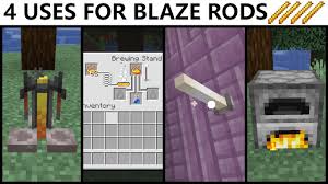 Blaze powder is an item made from a blaze rod obtained from blazes. 4 Uses For Blaze Rods In Minecraft Youtube