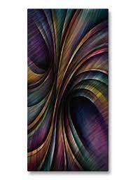 All My Walls Vivid Motion By Michael Lang Original Painting On Metal Plaque Reviews Wayfair Metal Sculpture Wall Art Abstract Star Wall Art
